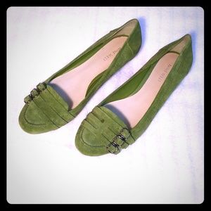 Nine West Green Suede Shoes